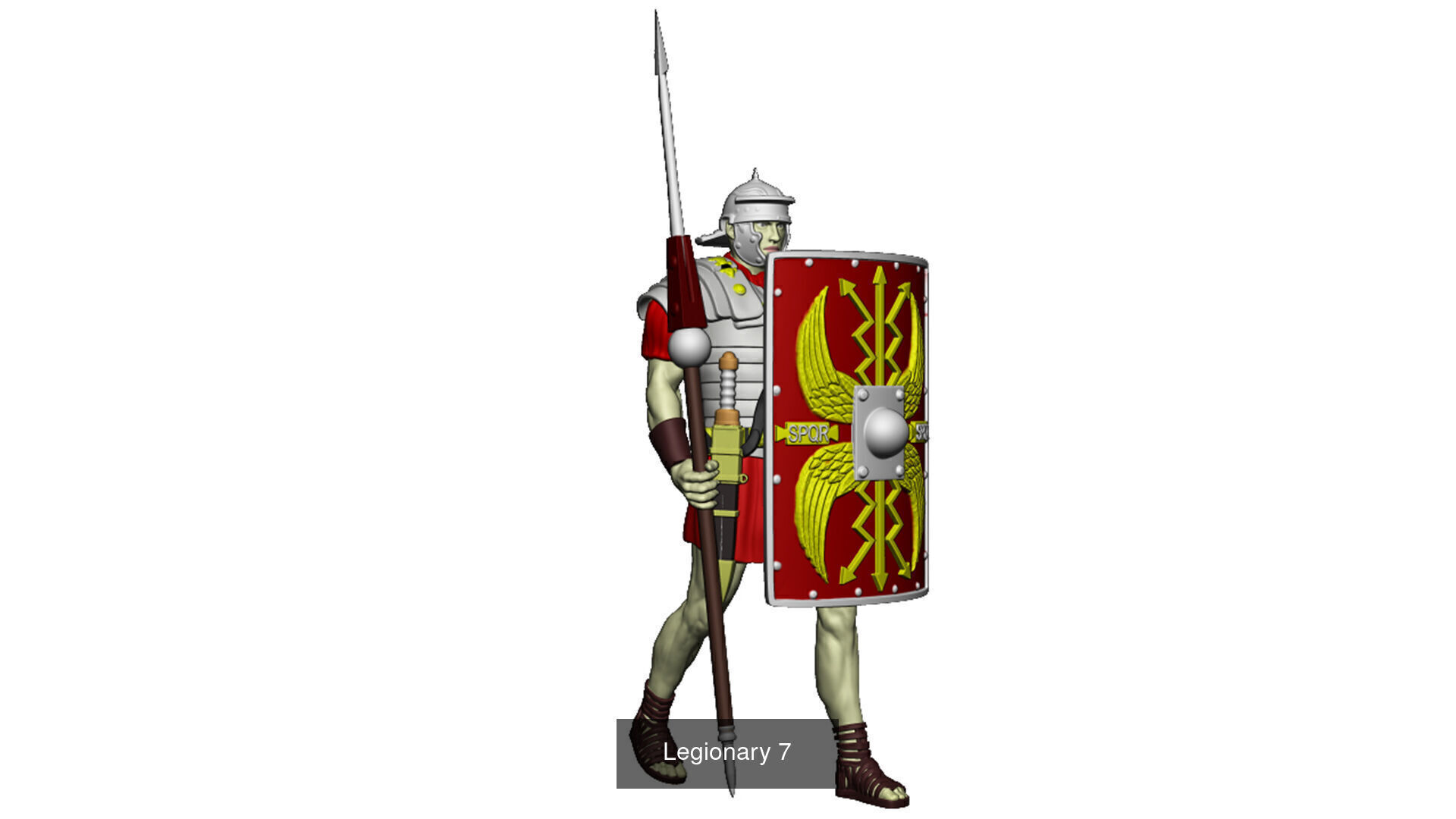 S P Q R  - EAGLE OF THE LEGION I 3D Model Collection_74
