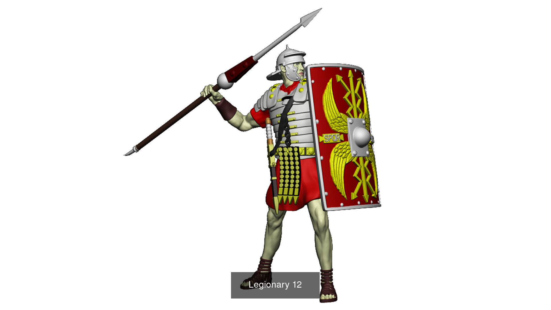 S P Q R  - EAGLE OF THE LEGION I 3D Model Collection_79