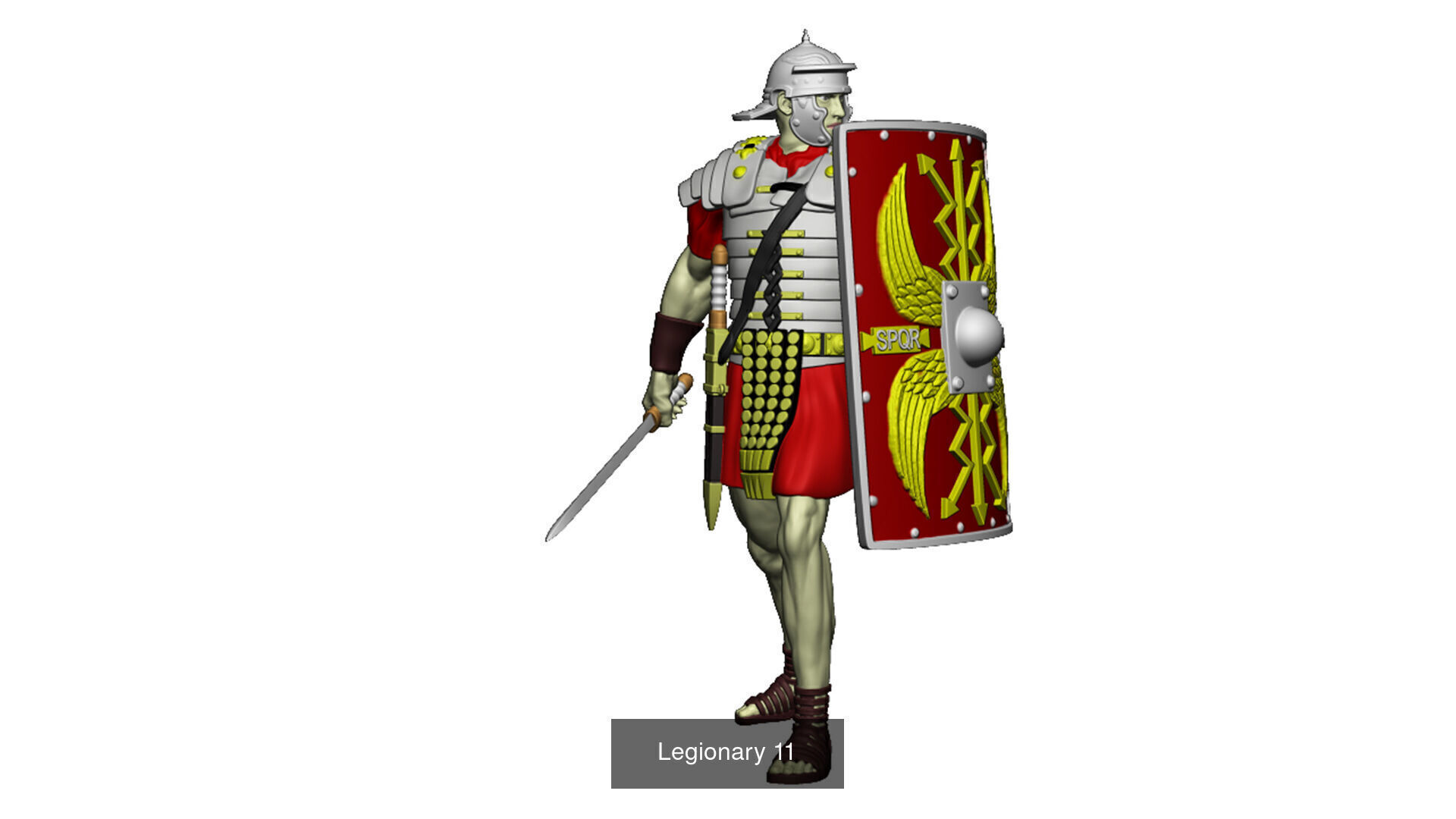 S P Q R  - EAGLE OF THE LEGION I 3D Model Collection_78