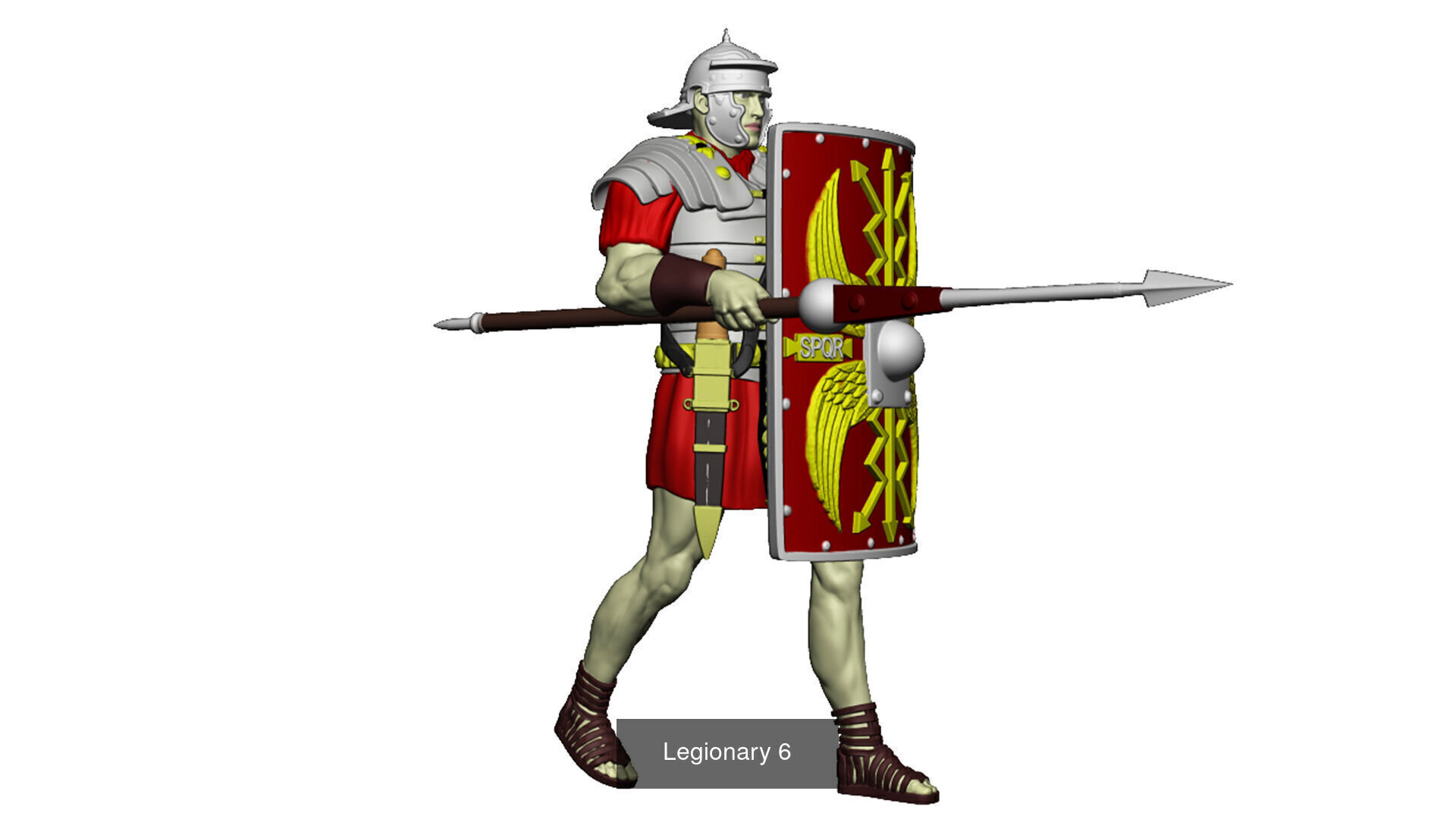 S P Q R  - EAGLE OF THE LEGION I 3D Model Collection_73