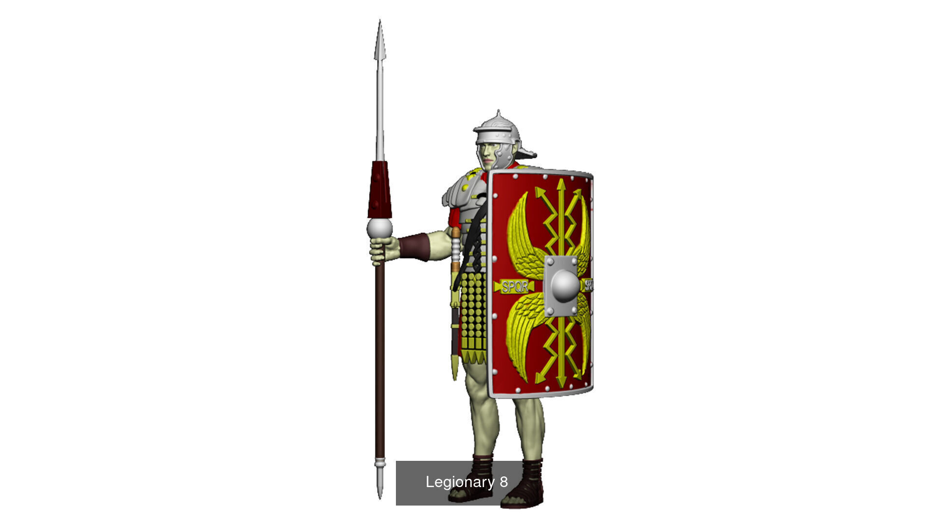 S P Q R  - EAGLE OF THE LEGION I 3D Model Collection_75