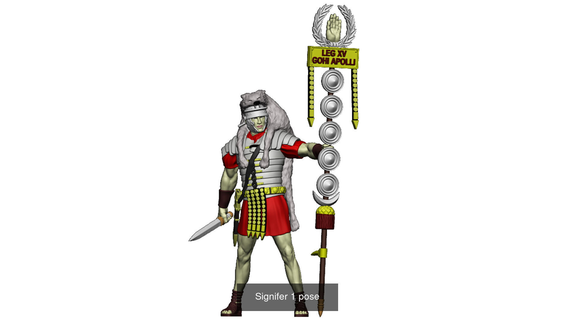 S P Q R  - EAGLE OF THE LEGION I 3D Model Collection_87