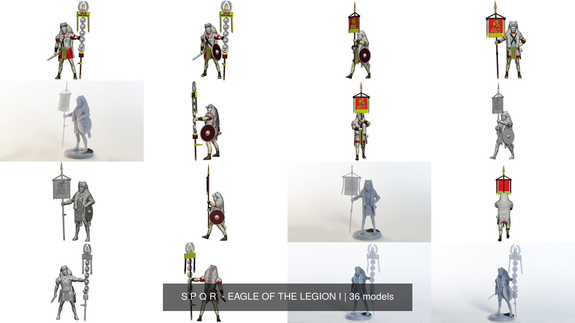 S P Q R  - EAGLE OF THE LEGION I 3D Model Collection_55