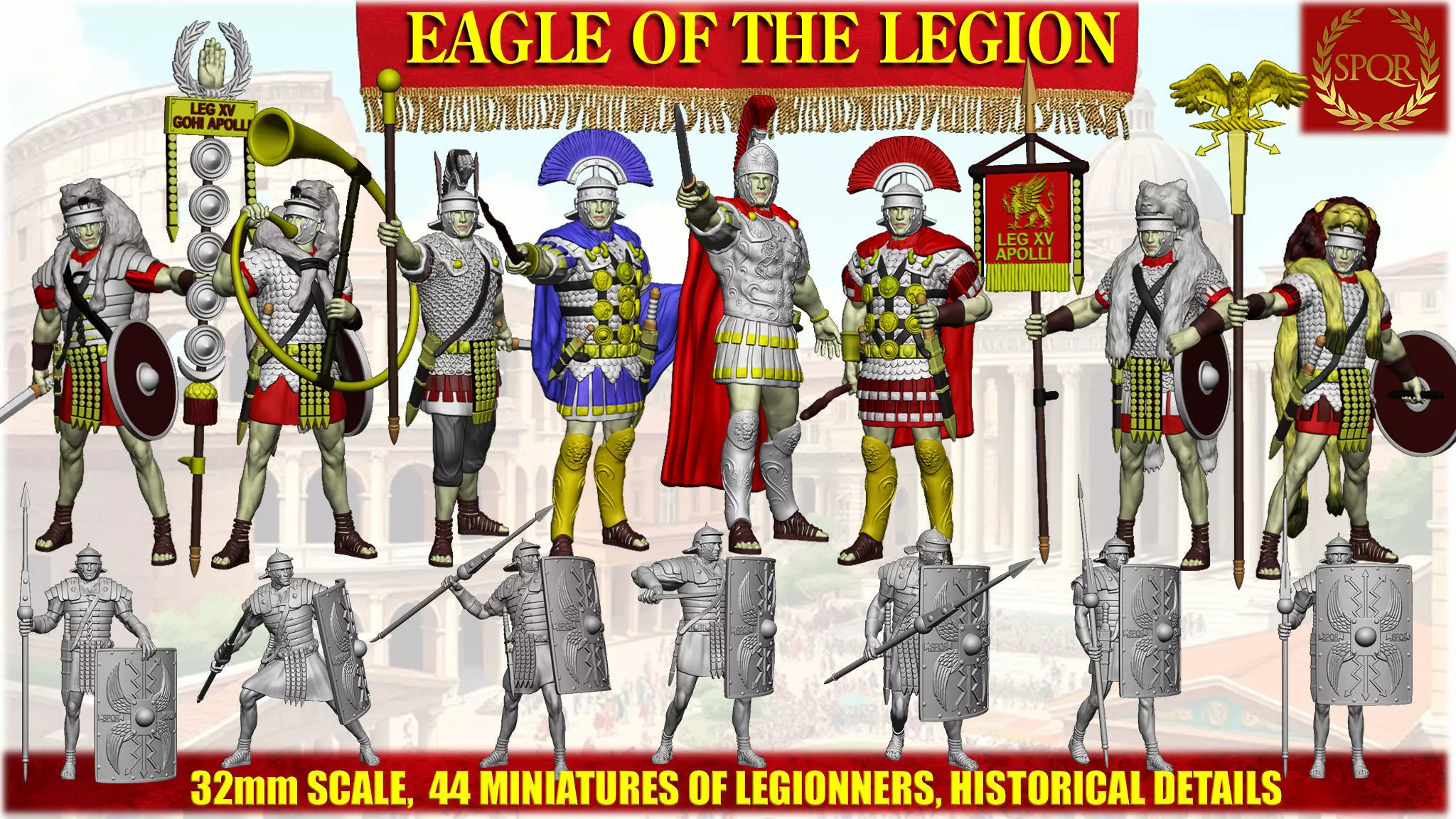 S P Q R  - EAGLE OF THE LEGION I 3D Model Collection_0