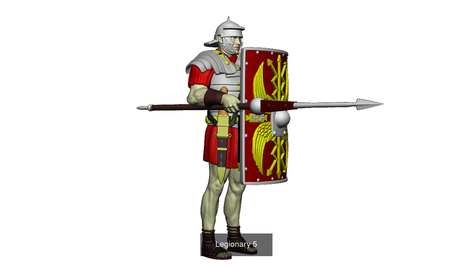 S P Q R  - EAGLE OF THE LEGION I 3D Model Collection_72