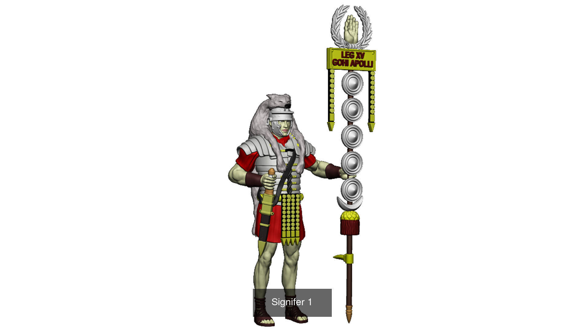 S P Q R  - EAGLE OF THE LEGION I 3D Model Collection_84