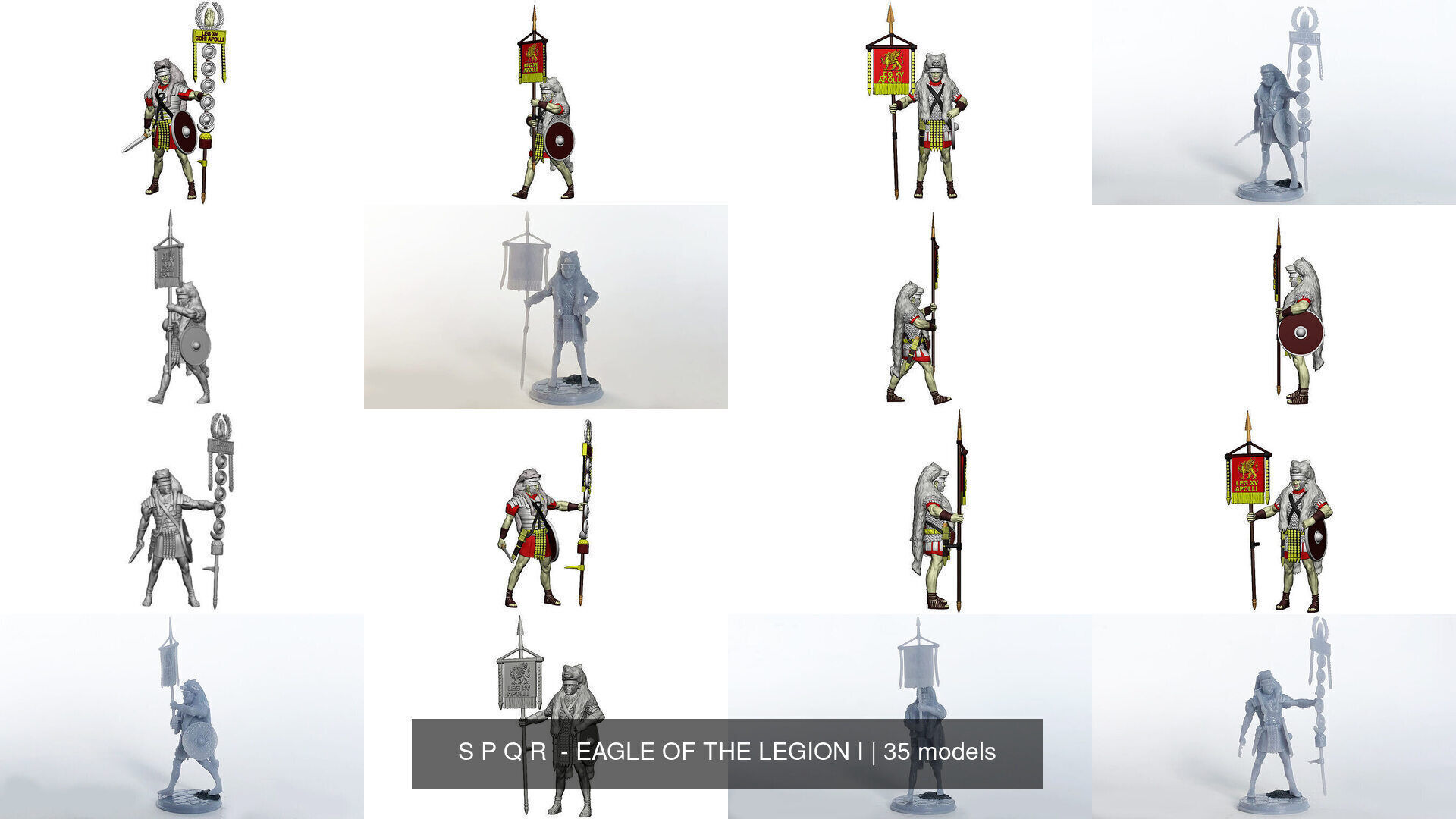 S P Q R  - EAGLE OF THE LEGION I 3D Model Collection_54