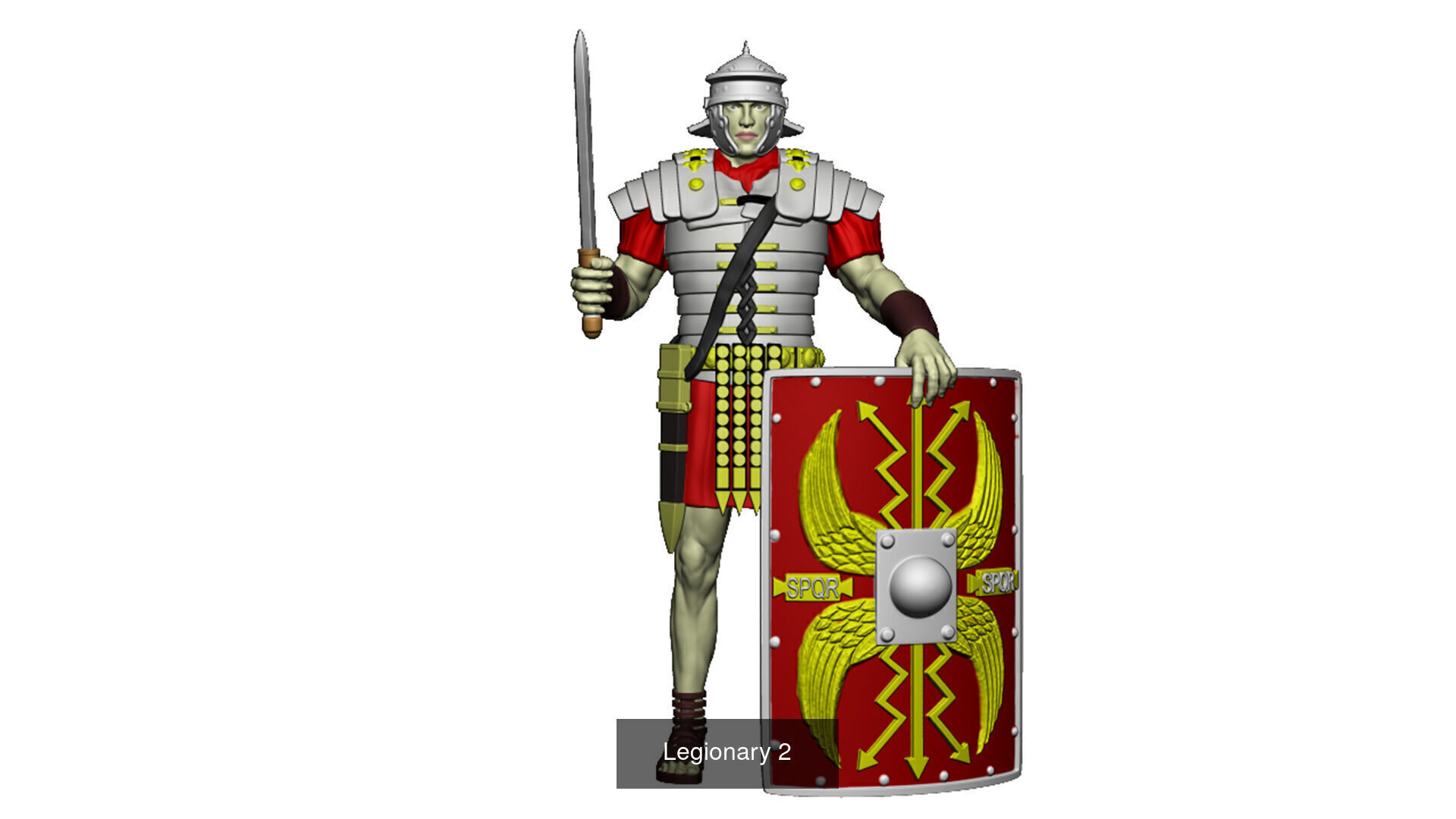 S P Q R  - EAGLE OF THE LEGION I 3D Model Collection_69