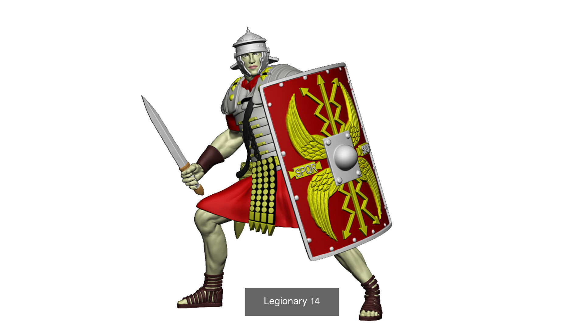 S P Q R  - EAGLE OF THE LEGION I 3D Model Collection_81