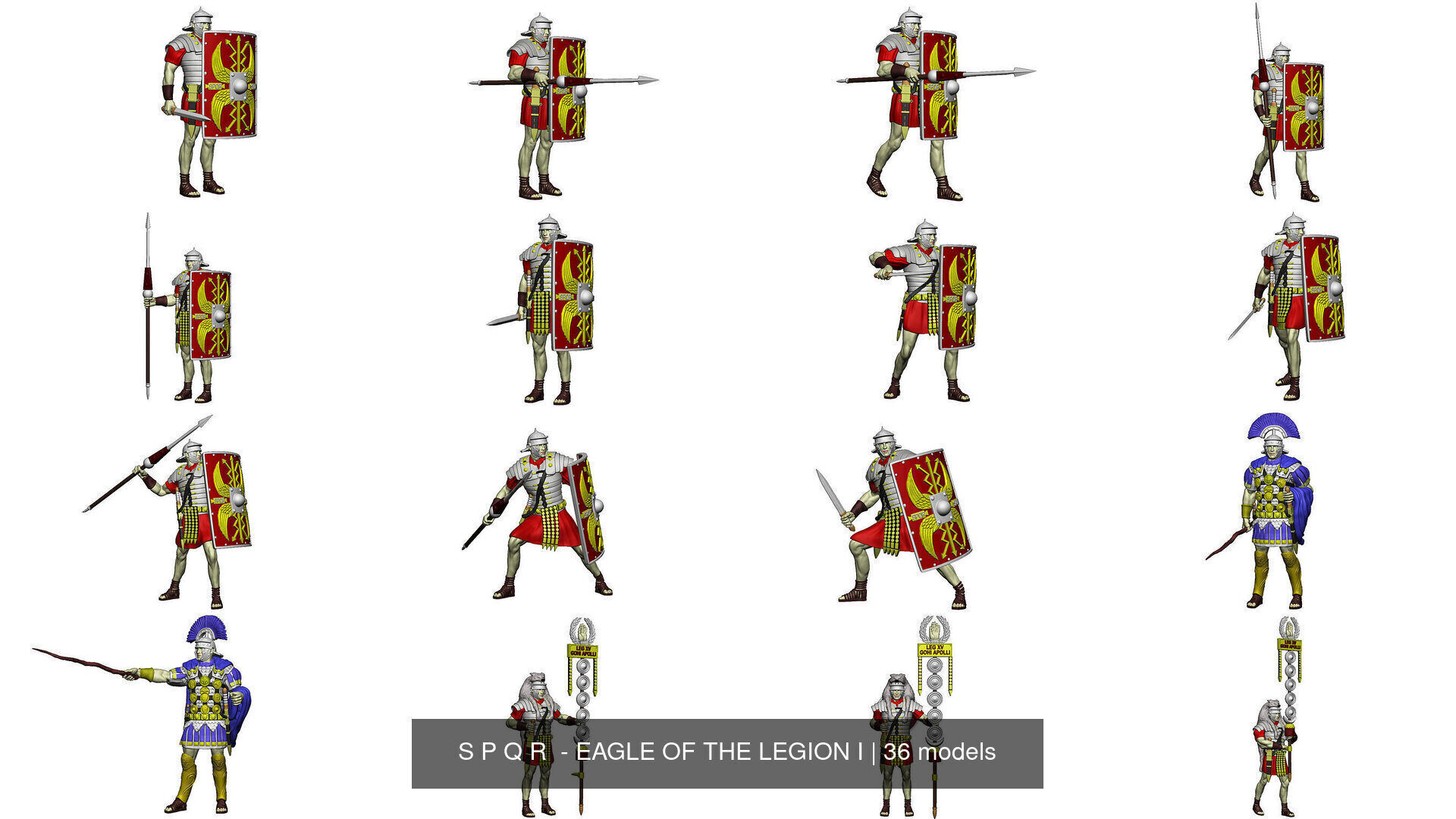 S P Q R  - EAGLE OF THE LEGION I 3D Model Collection_45