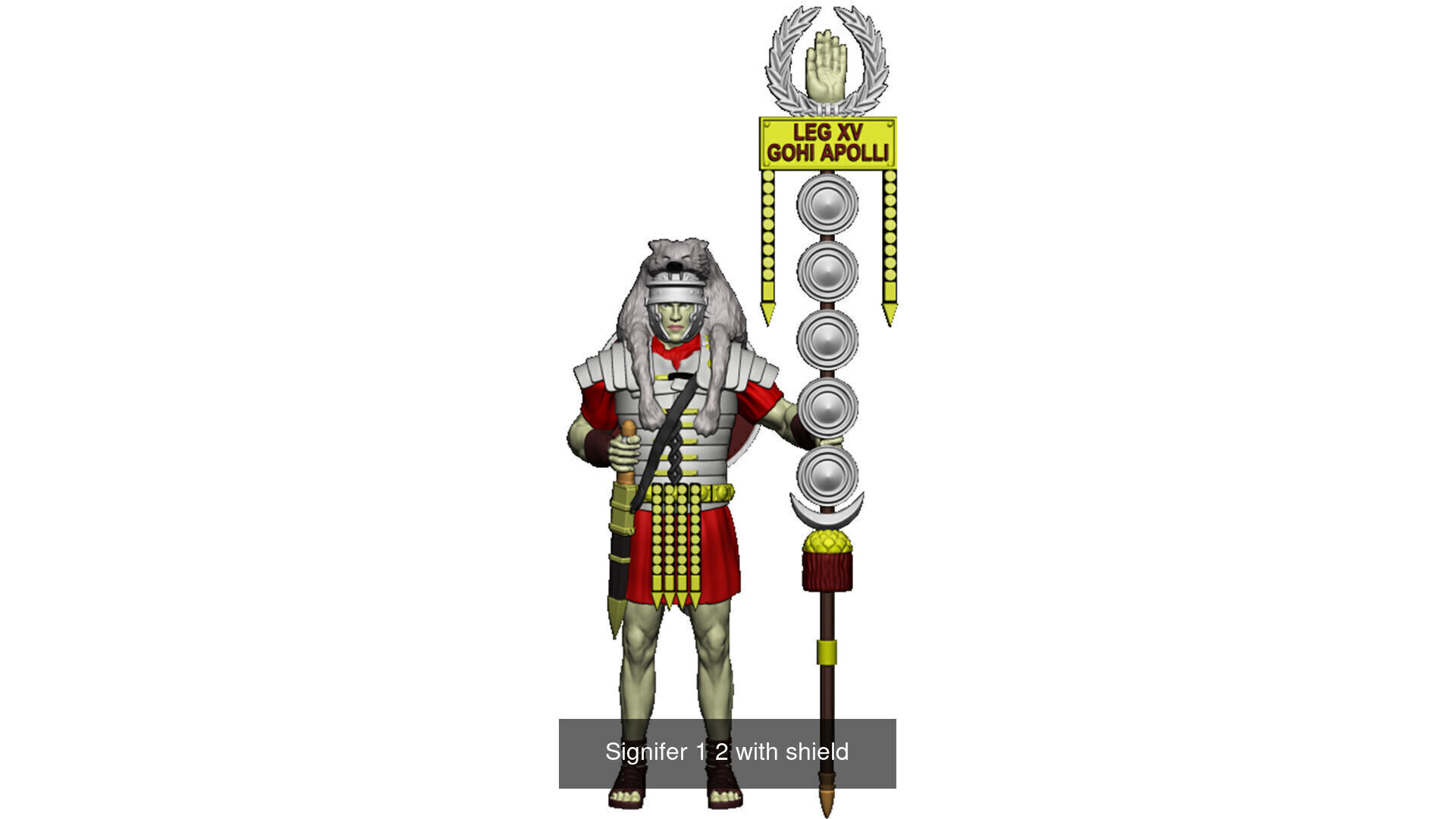 S P Q R  - EAGLE OF THE LEGION I 3D Model Collection_85