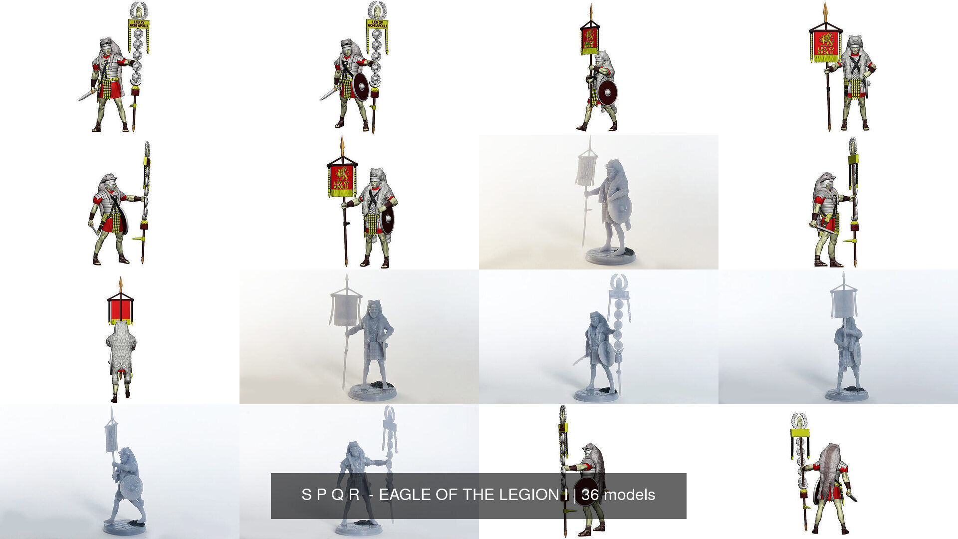 S P Q R  - EAGLE OF THE LEGION I 3D Model Collection_49