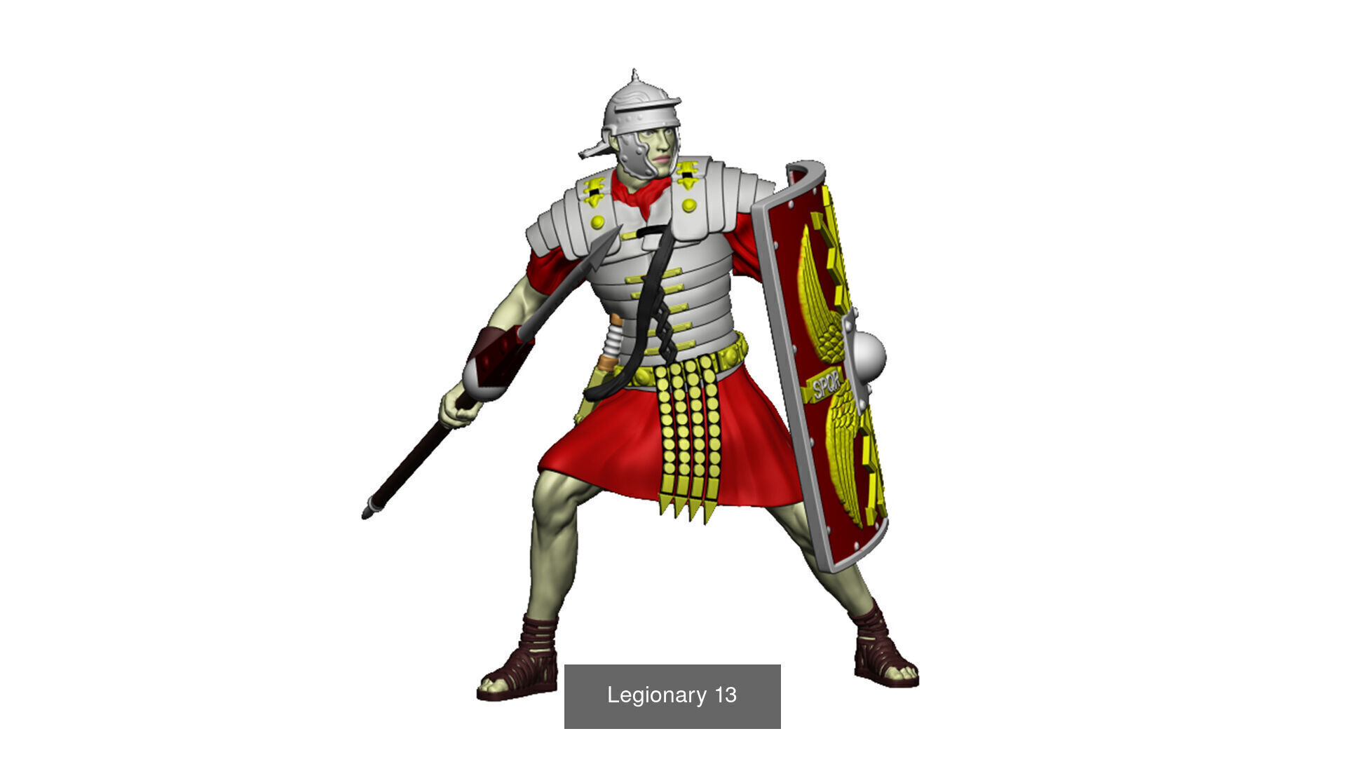 S P Q R  - EAGLE OF THE LEGION I 3D Model Collection_80