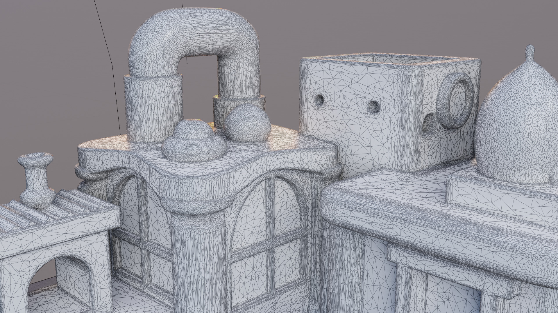 Whimsy Castle 3D Printable Fantasy House Model 3D print model_4