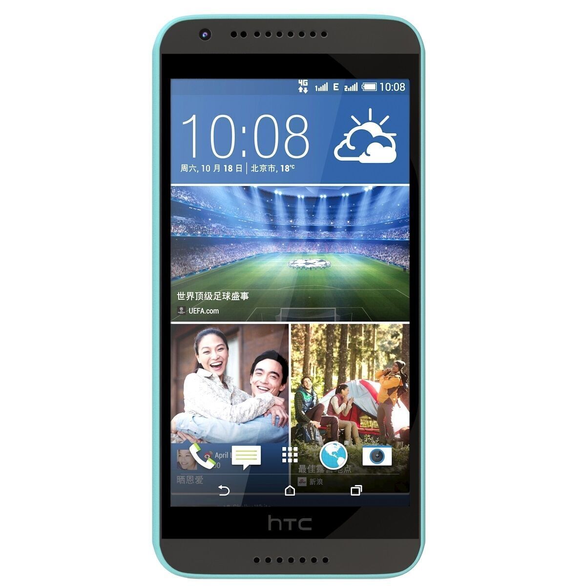 HTC Desire 820 Mini sky blue 3D model_3
