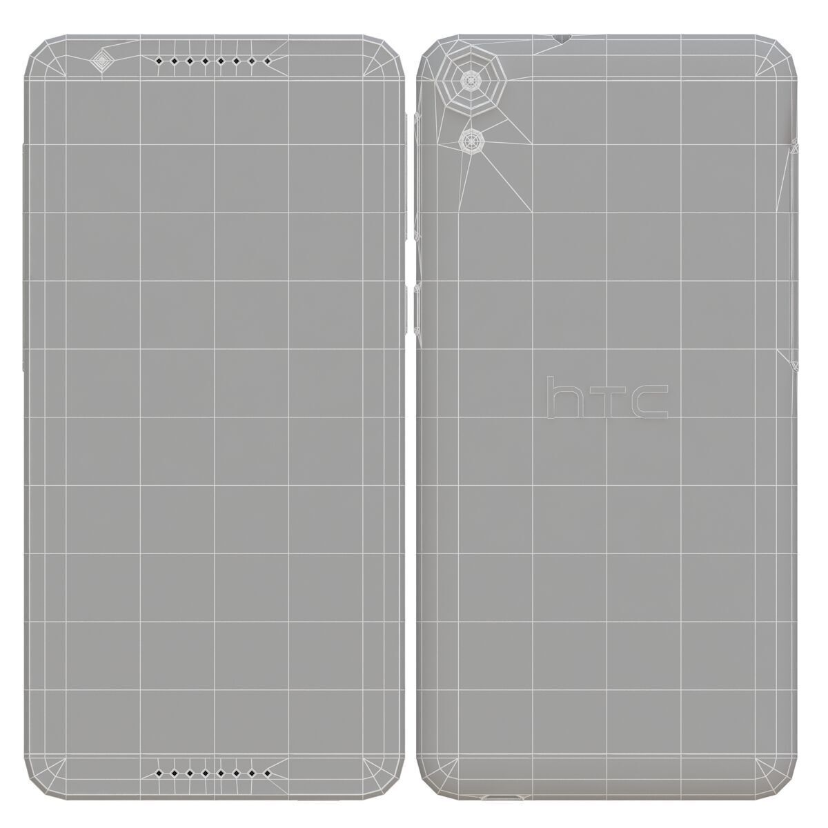 HTC Desire 820 Monarch Orange 3D model_11