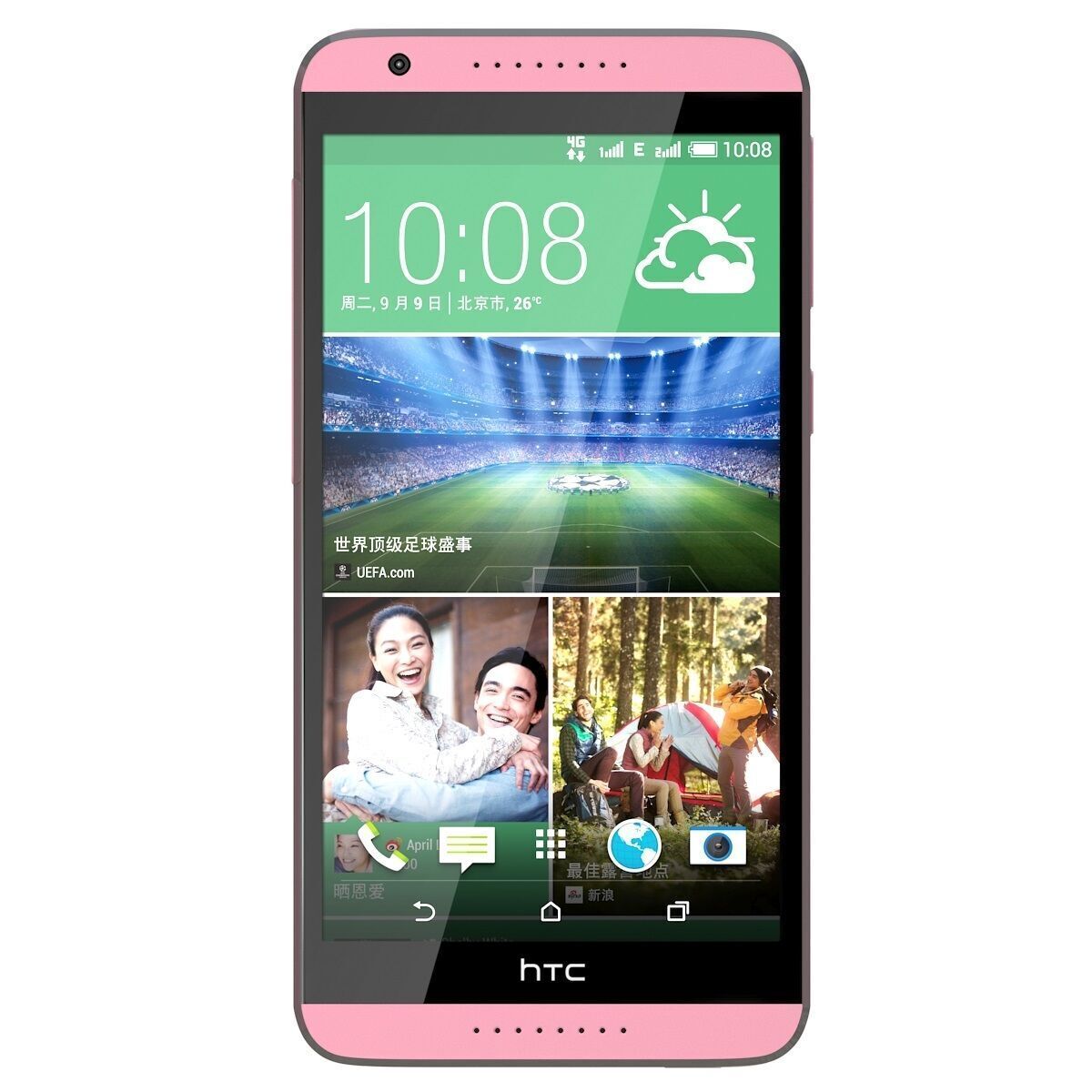 HTC Desire 820 pink 3D model_3