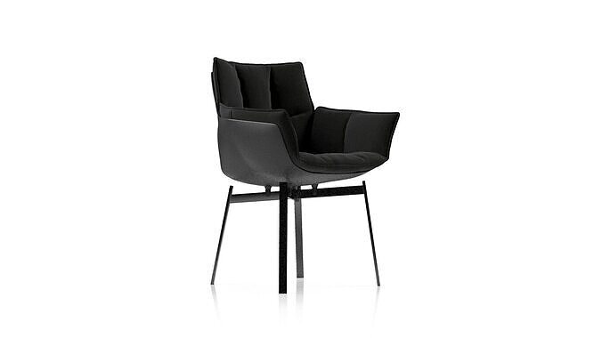 B B Italia Patricia Urquiola Husk Armchair 3D model