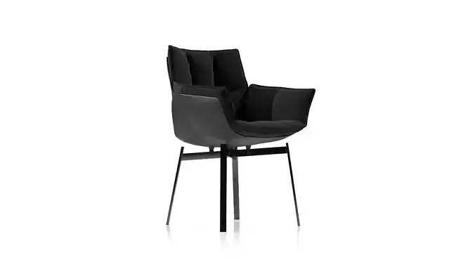 B B Italia Patricia Urquiola Husk Armchair 3D model