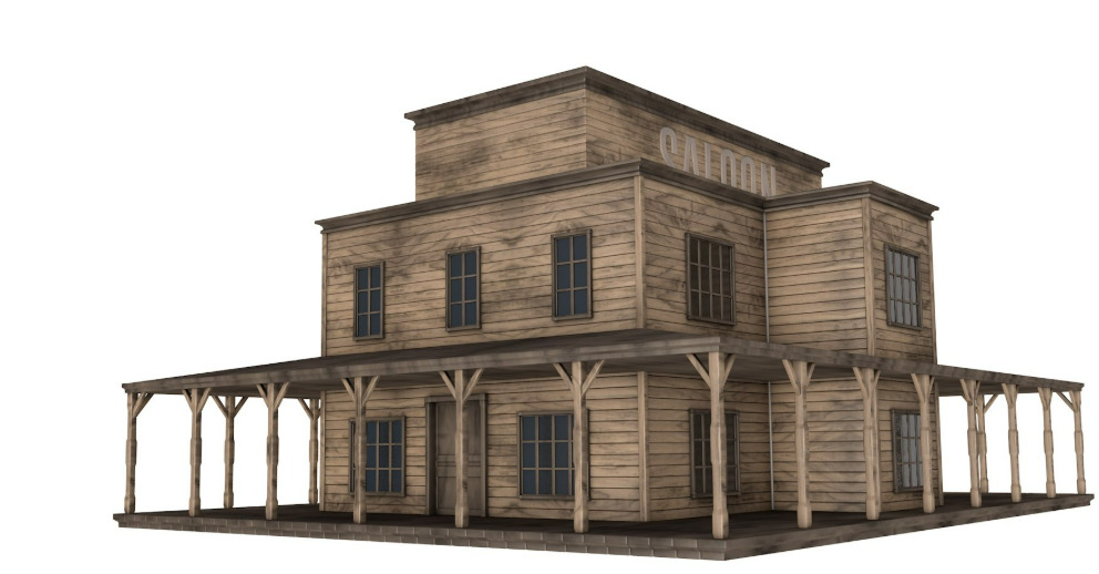 Large Western Collection 3D model_40