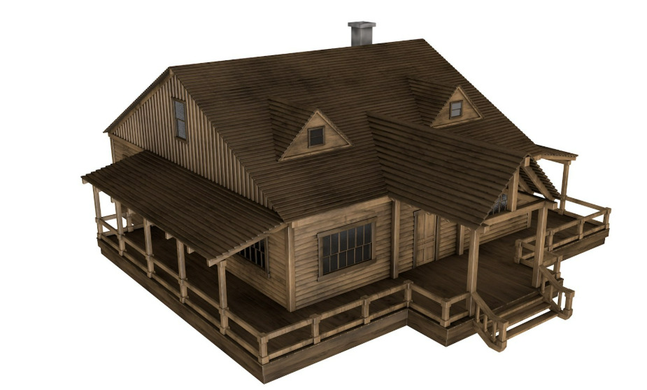 Large Western Collection 3D model_31