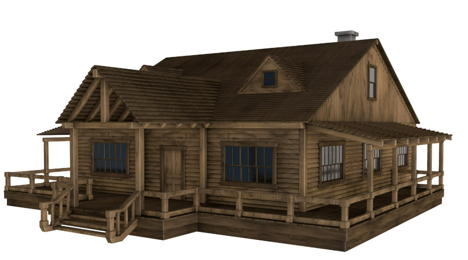 Large Western Collection 3D model_14