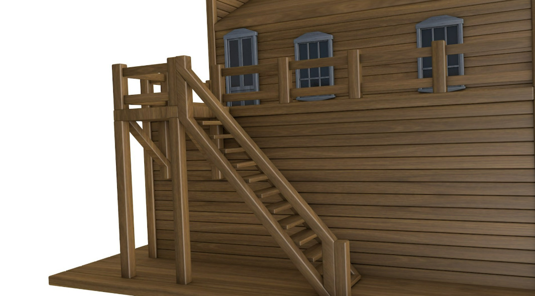 Large Western Collection 3D model_13