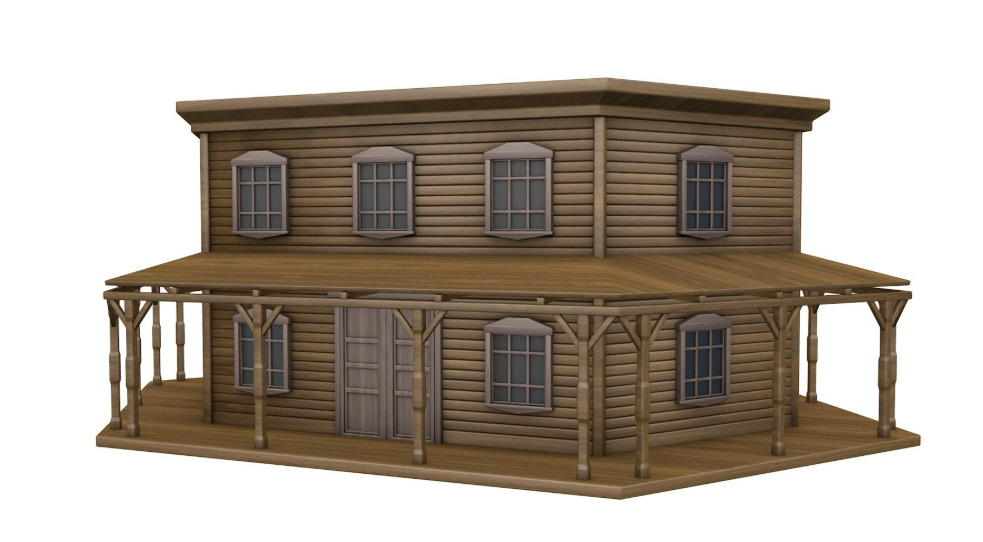 Large Western Collection 3D model_32