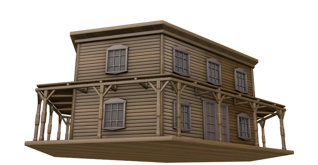 Large Western Collection 3D model_44