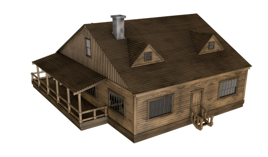 Large Western Collection 3D model_4