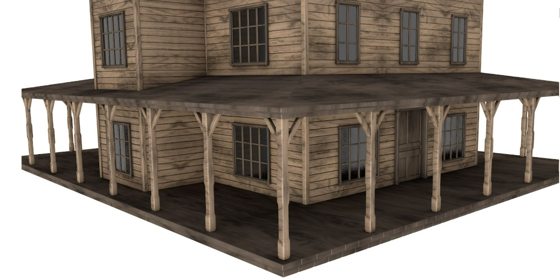 Large Western Collection 3D model_39