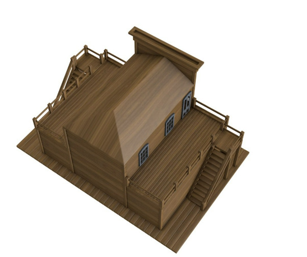Large Western Collection 3D model_38
