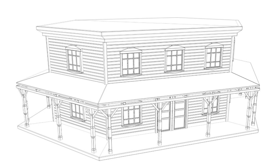 Large Western Collection 3D model_51