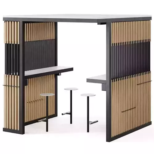 Outdoor gazebo Cuby Study by Mmcite