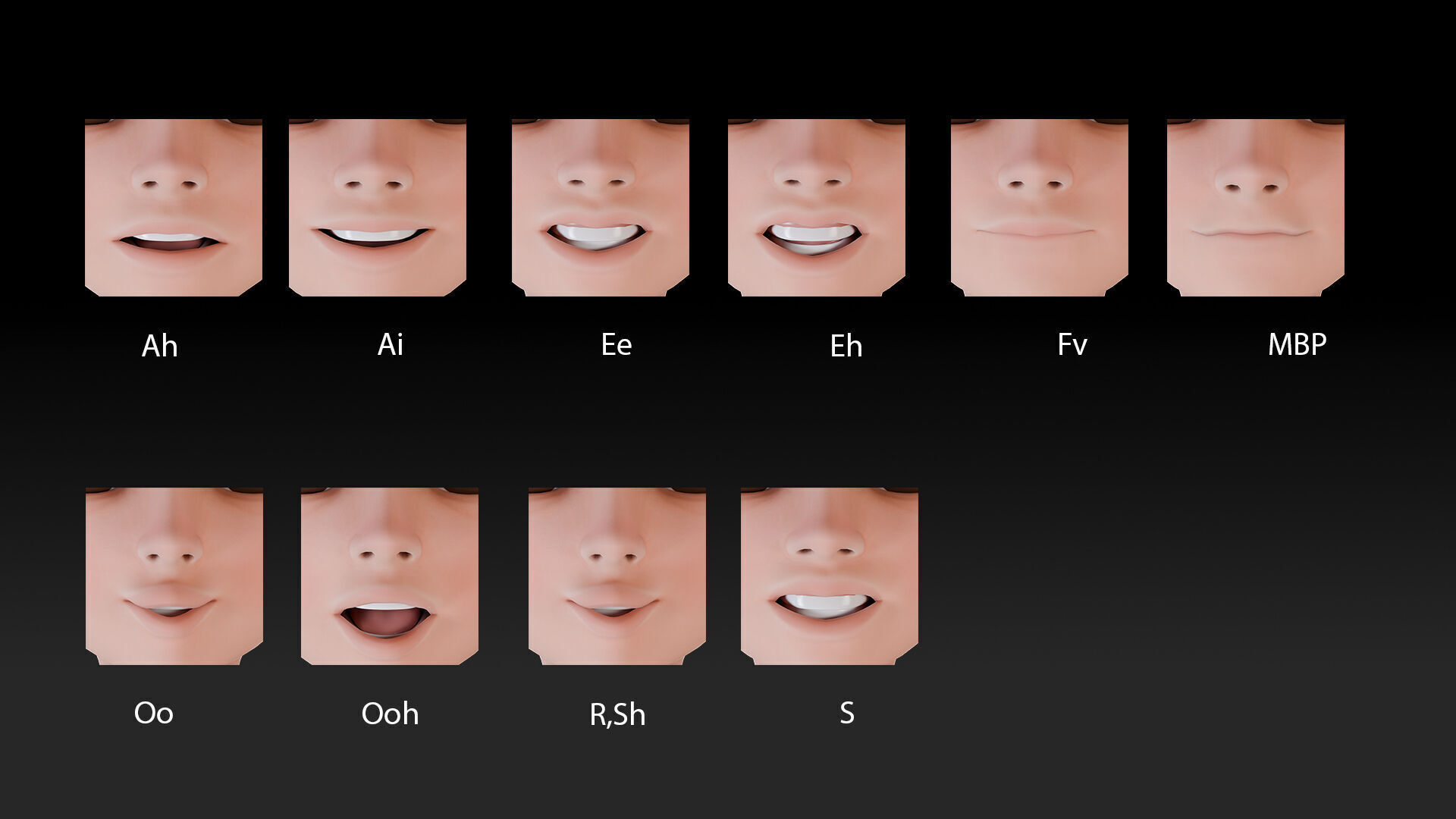 Cartoon Young Boy Rigged Free low-poly 3D model_4