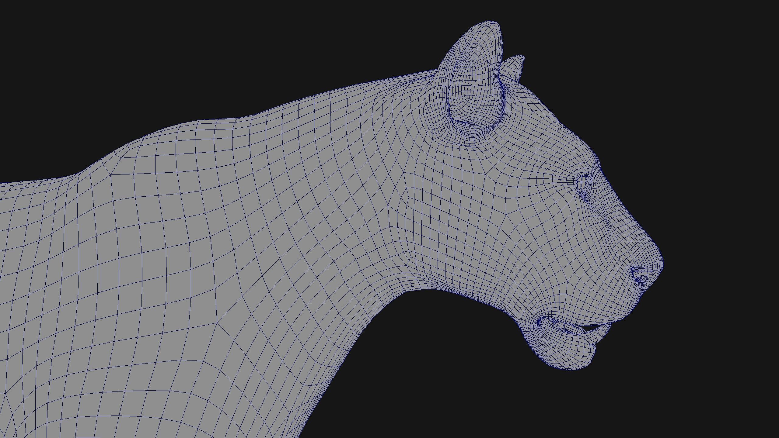 Bengal Tiger ANIMATED Yeti 3D model_21