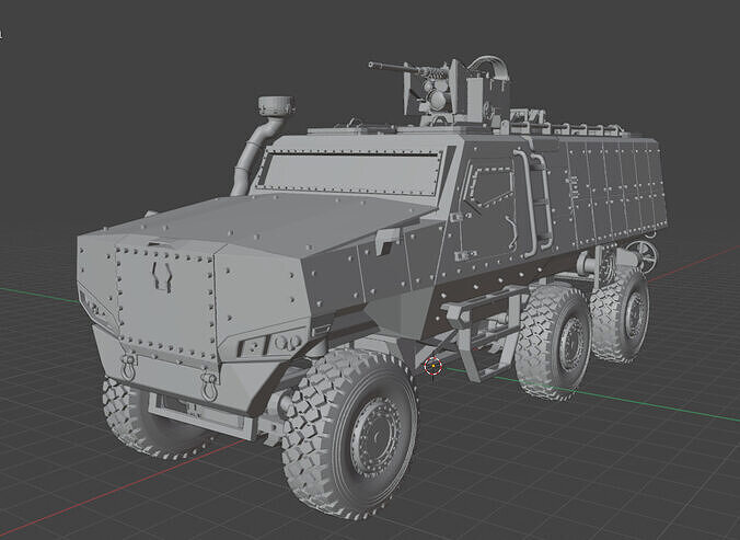 PMPV MiSu Armored Vehicle - 35th Scale 3D print model 3D print model