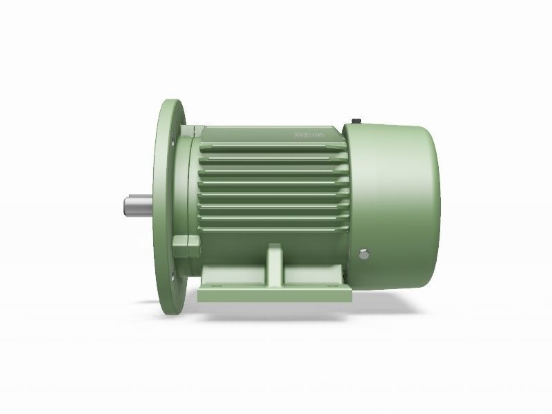 80 B35 Left IEC electric motor - 3D CAD model 3D model_2