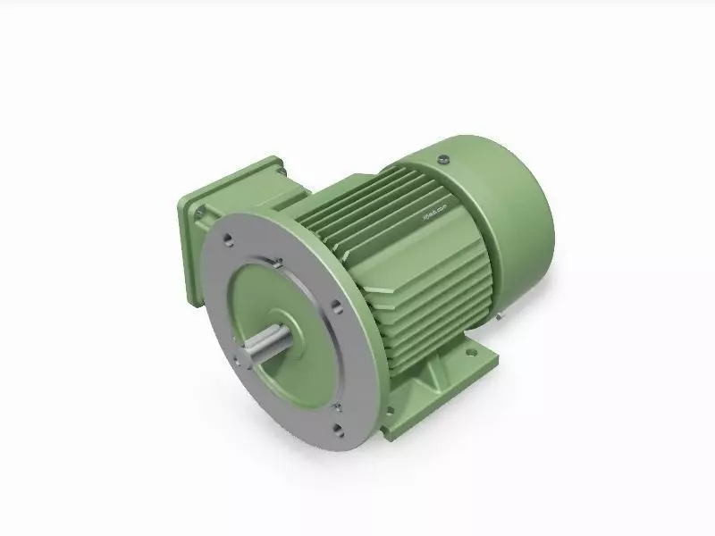 80 B35 Left IEC electric motor - 3D CAD model 3D model_0