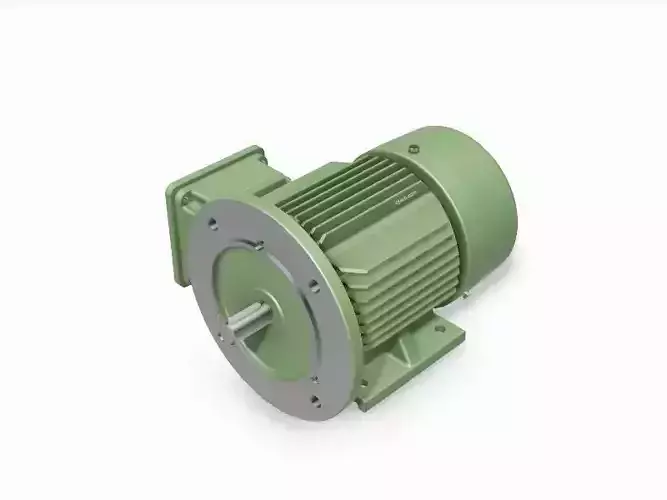 80 B35 Left IEC electric motor - 3D CAD model