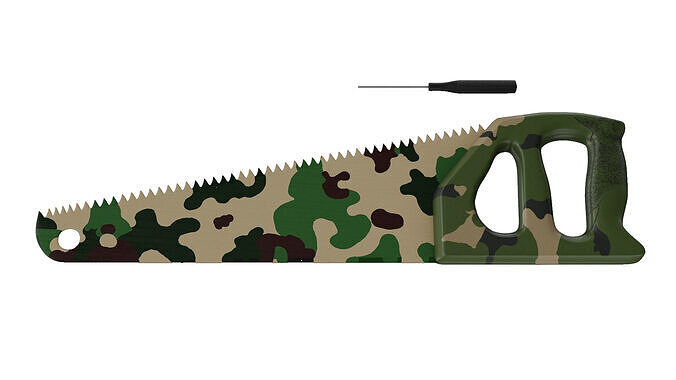 Hand Saw 3D model
