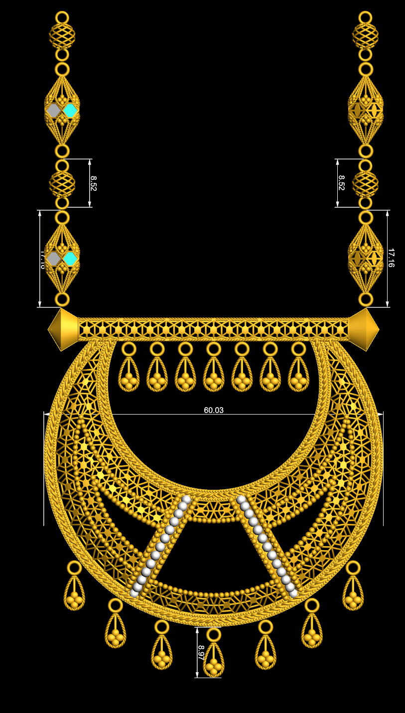 10 Hilal Moon Shaped Pendant Design Bundle 3D print model_6