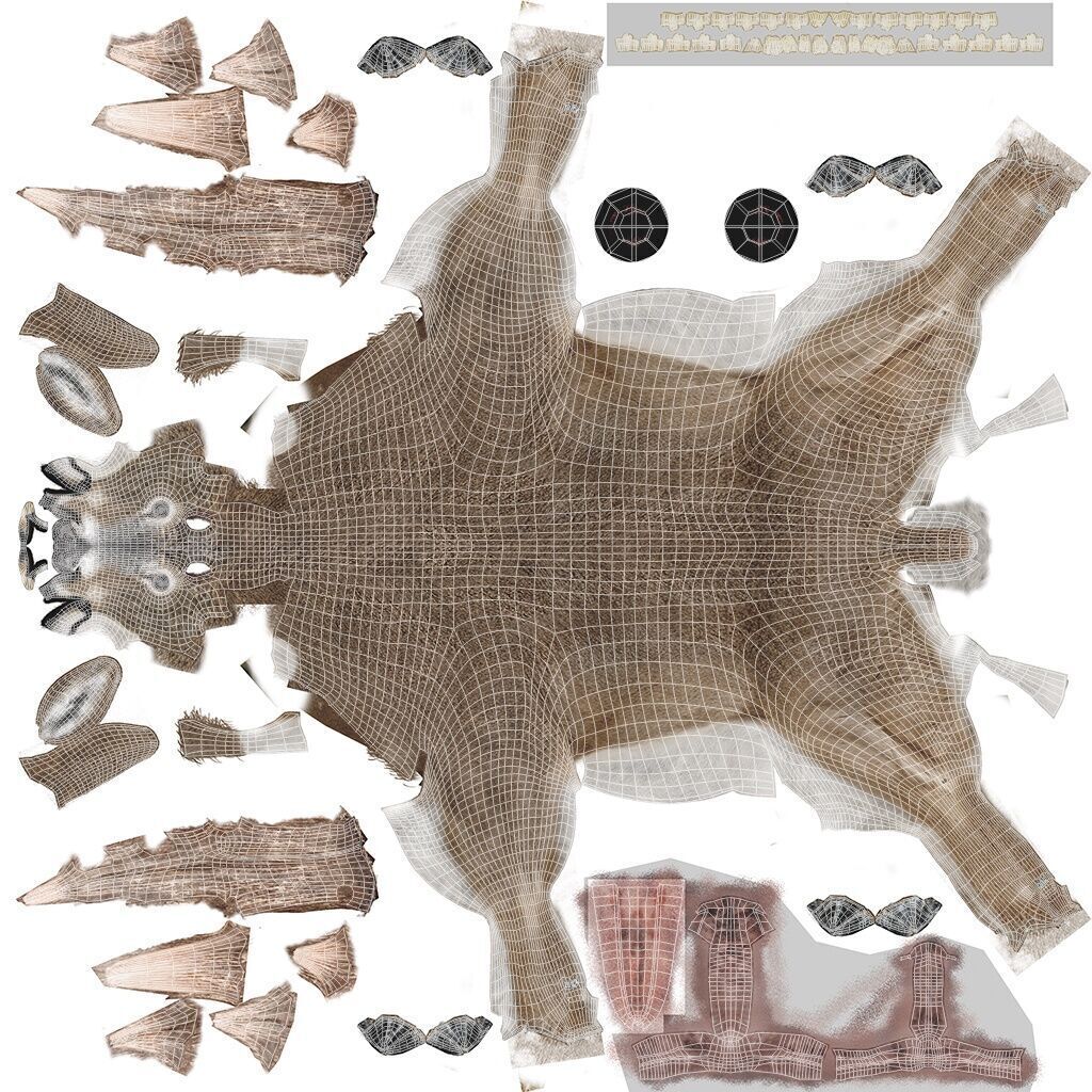 Deer 2 RIG XGEN CORE 3D model_17