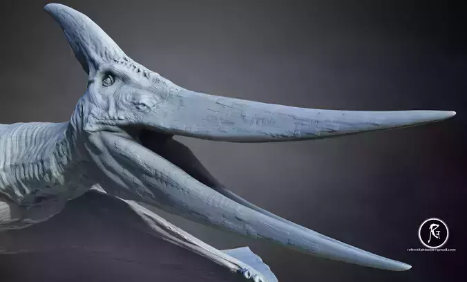 Pteranodon The Winged Ruler of the Cretaceous Skies 3D print model