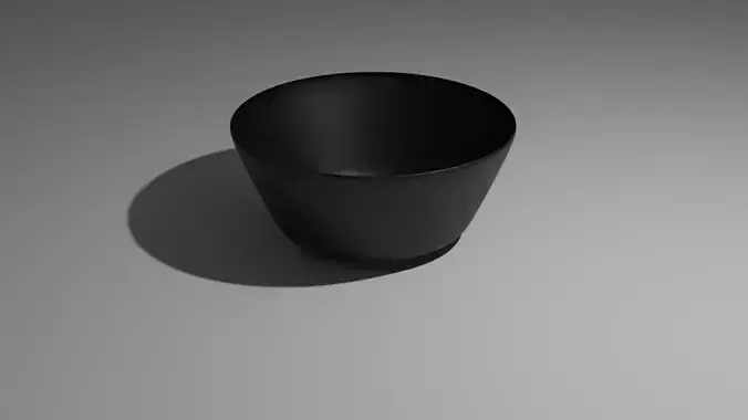 Black Food Bowl