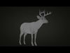 Deer 2 ANIMATED XGEN CORE 3D model_2
