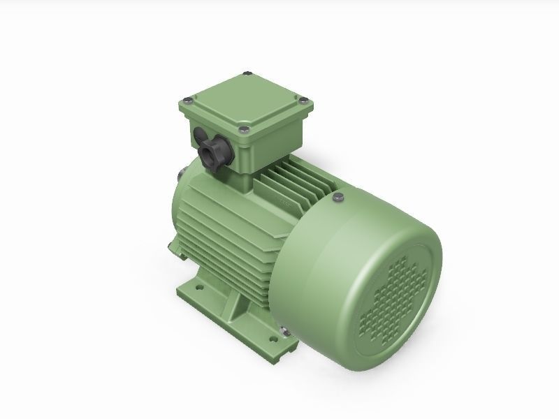 90L B3 Top IEC electric motor - 3D CAD model 3D model_3