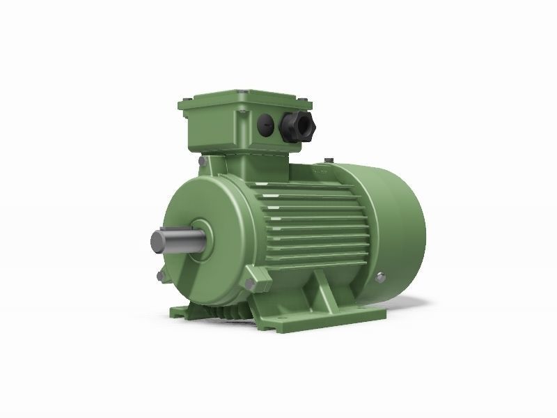 90L B3 Top IEC electric motor - 3D CAD model 3D model_1