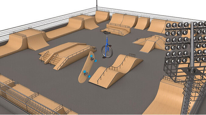 Skate Park 3D model