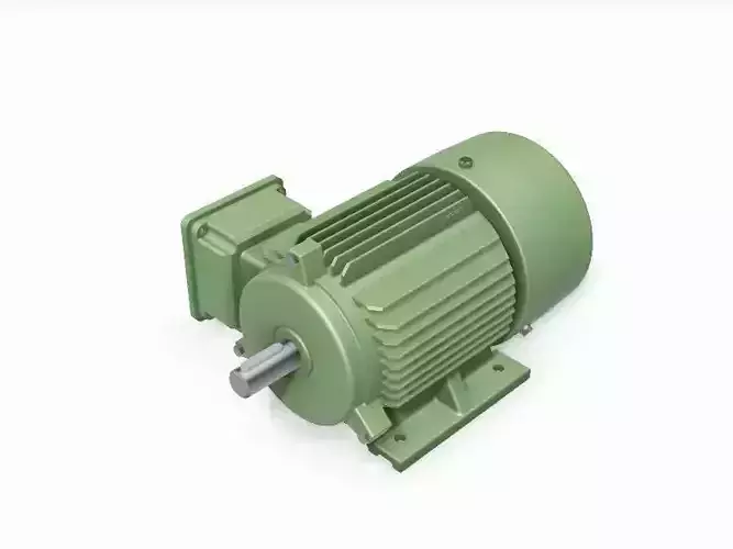 90L B3 Left IEC electric motor - 3D CAD library